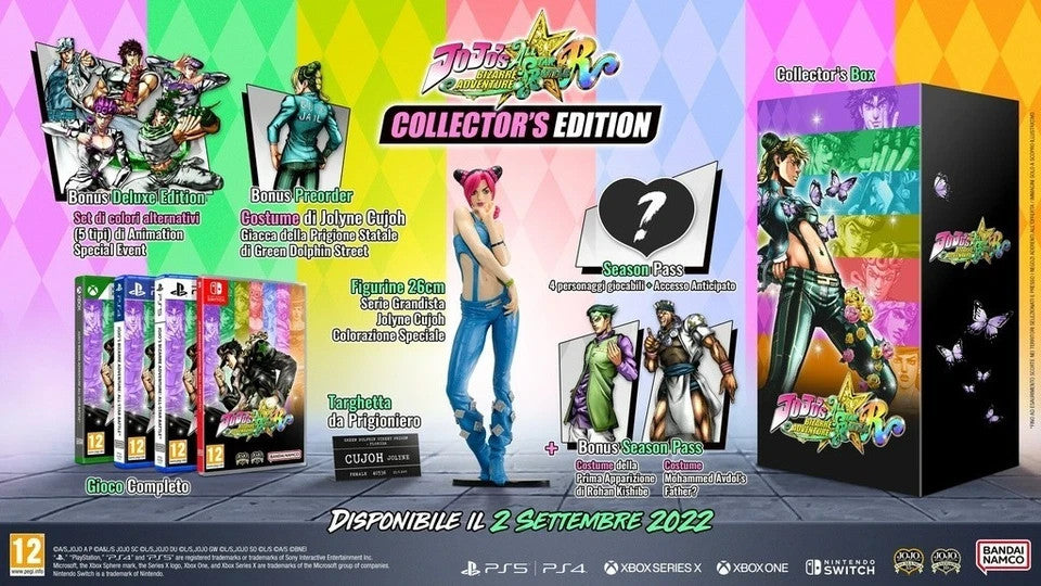 JoJo's Bizarre Adventure All-Star Battle R Collector's Edition Switch New PAL
