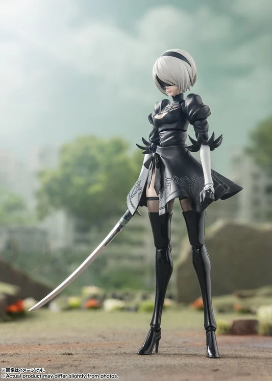 NieR Automata 2B SH Figuarts Tamashii Nations Bandai Action Figure NEW SEALED