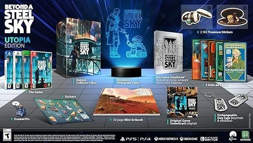 Beyond a Steel Sky Utopia Edition PS4 PAL ITA Collector Completo