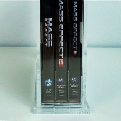 Mass Effect Trilogy PS3 Sealed Graded 9.0 Y-Fold Rare PAL Italian