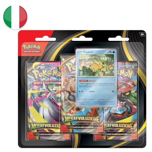 Carte Pokemon set Megaevoluzione Blister 3 bustine (ITA) - Psyduck