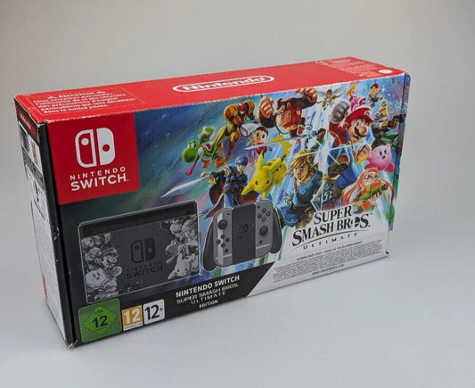 Nintendo Switch Super Smash Bros Ultimate Edition Console PAL Come Nuova