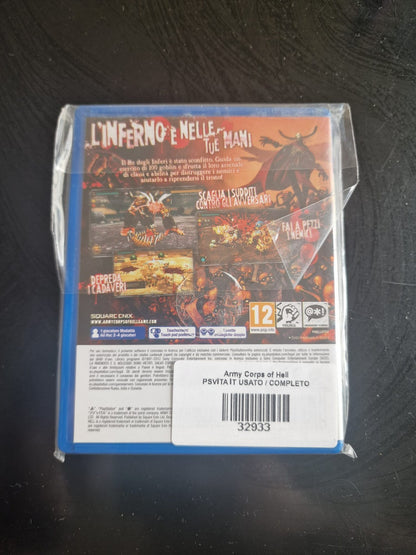 Army Corps Of Hell PS Vita Pal Italiano Usato Completo