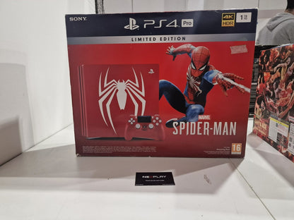Sony PlayStation 4 Pro 1TB Spider-Man Limited Edition Console Pal Completa