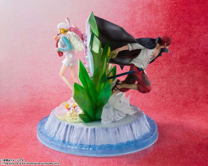 One Piece Film Red Shanks And Uta Figuarts Zero Extra Battle Bandai Figure NEW