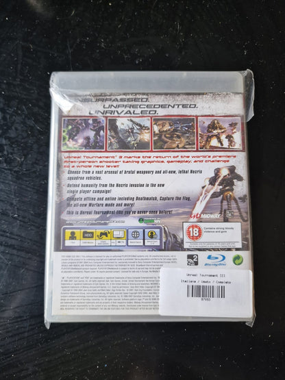 Unreal Tournament III PS3 Pal Ita Usato Completo