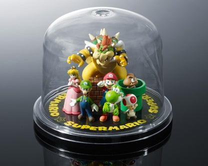 Super Mario Diorama Music Box Question Block Nintendo Figure da Collezione