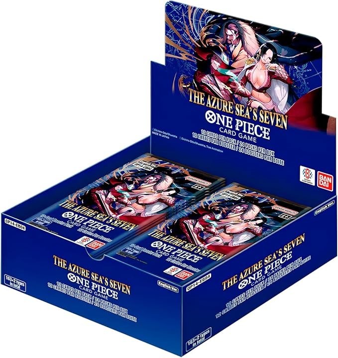 One Piece TCG Booster Box 4 OP-14 EB04 The Azure Sea's Seven  ENGLISH -  SEALED