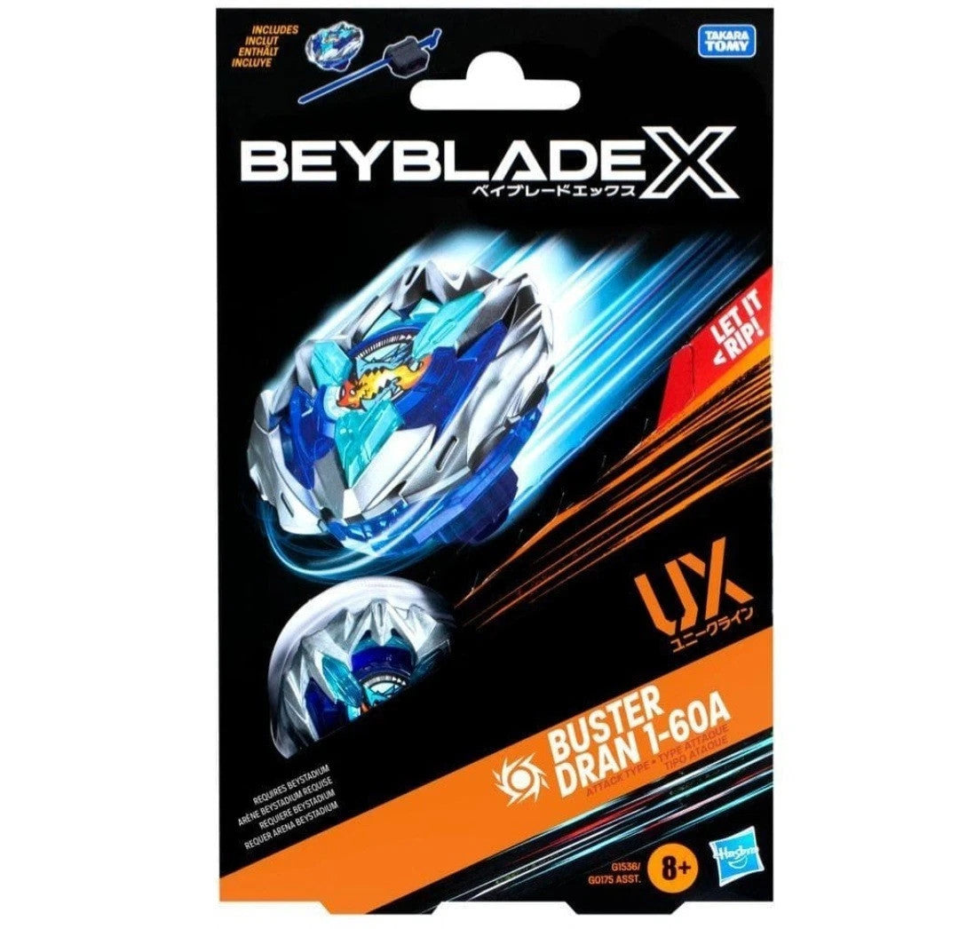 Beyblade X Buster Dran 1-60A UX Hasbro Takara Tomy Starter Pack Nuovo
