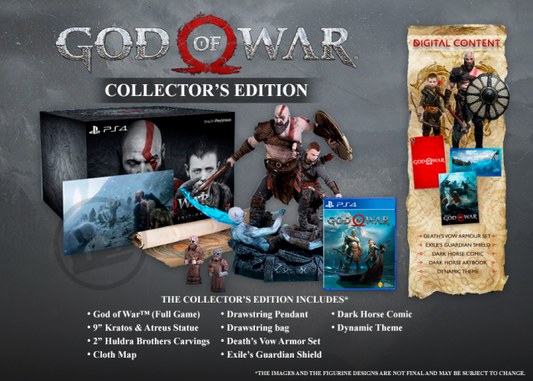 Collector Sony PlayStation 4 God of War Limited Edition Nuova Sigillata PS4