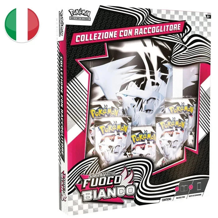 Carte Pokemon Collezione con raccoglitore Fuoco Bianco - 5 Buste (ITA) – SEALED