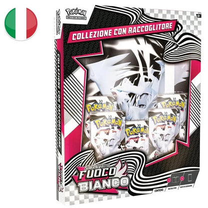 Carte Pokemon Collezione con raccoglitore Fuoco Bianco - 5 Buste (ITA) – SEALED