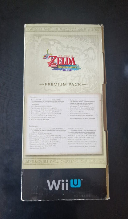 Nintendo Wii U: The Legend of Zelda Wind Waker HD Deluxe Set Console USED