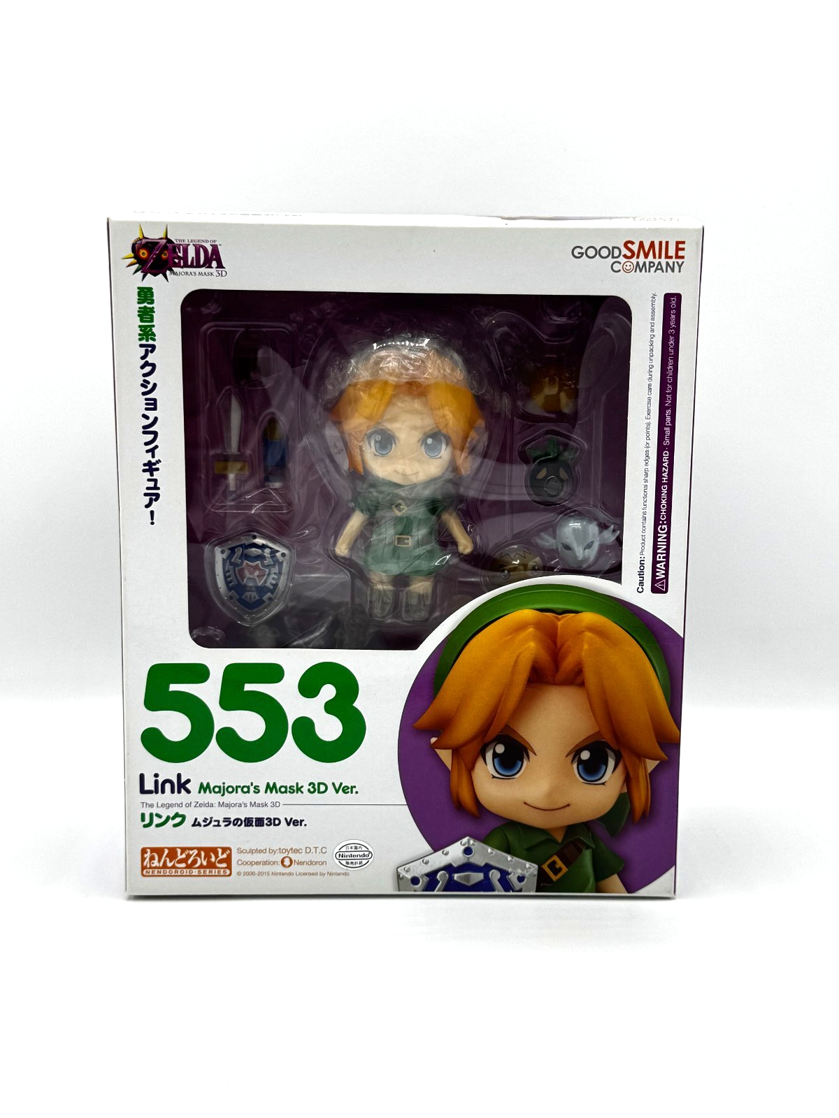 Nendoroid 553 Link Majora's Mask 3D Ver. Good Smile Nintendo Nuovo Box