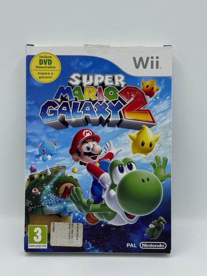 Super Mario Galaxy 2 Nintendo Wii Pal ITA First Print Complete With DVD