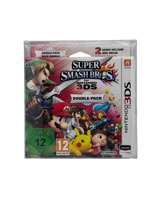 SUPER SMASH BROS. NINTENDO 3DS DOUBLE PACK  PAL ITA con teca -  COME NUOVO