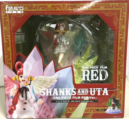 One Piece Film Red Shanks And Uta Figuarts Zero Extra Battle Bandai Figure NEW