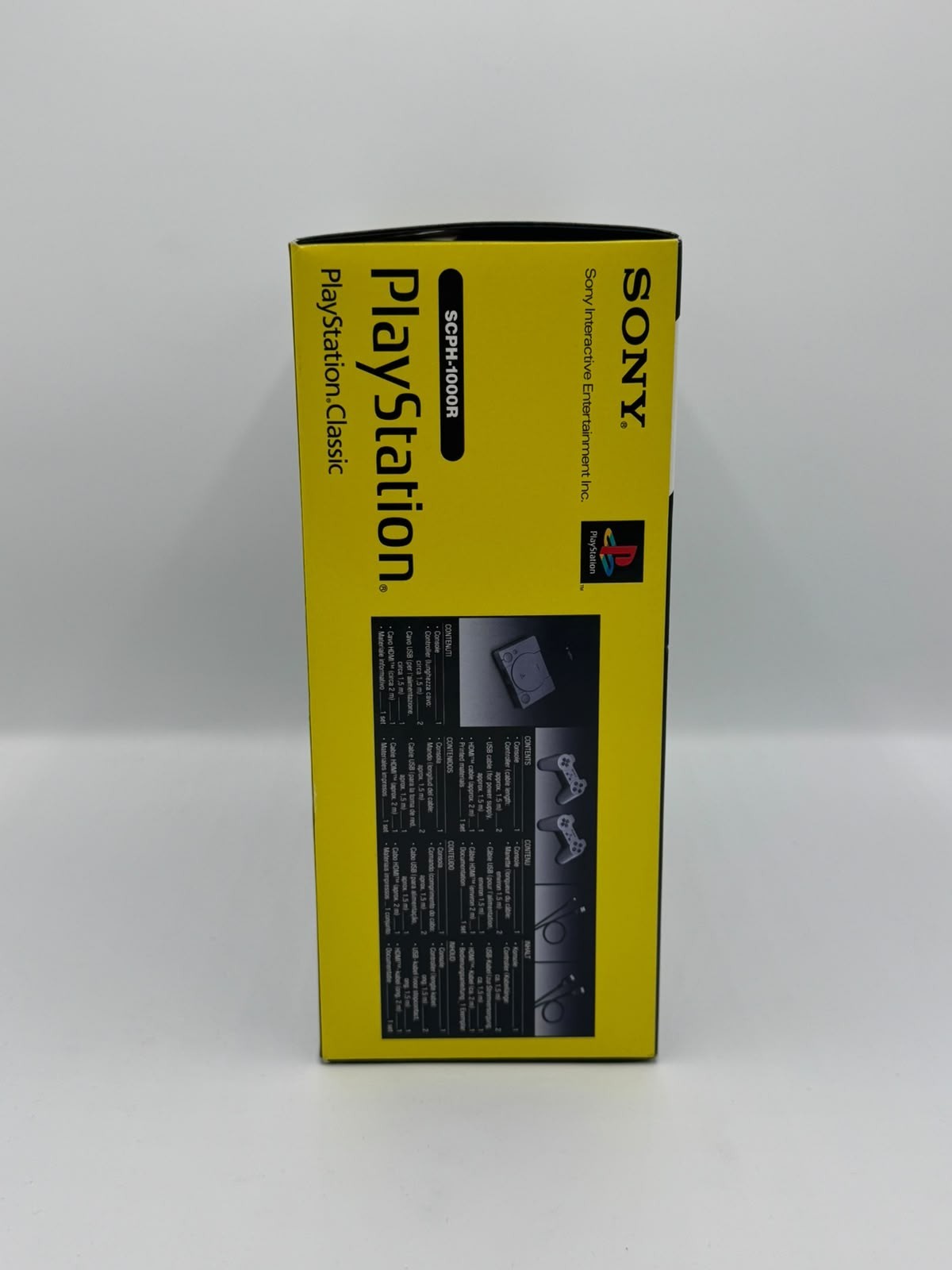 Sony PlayStation Classic Mini – PS1 – SCPH-1000R – 20 Giochi Preinstallati – NEW