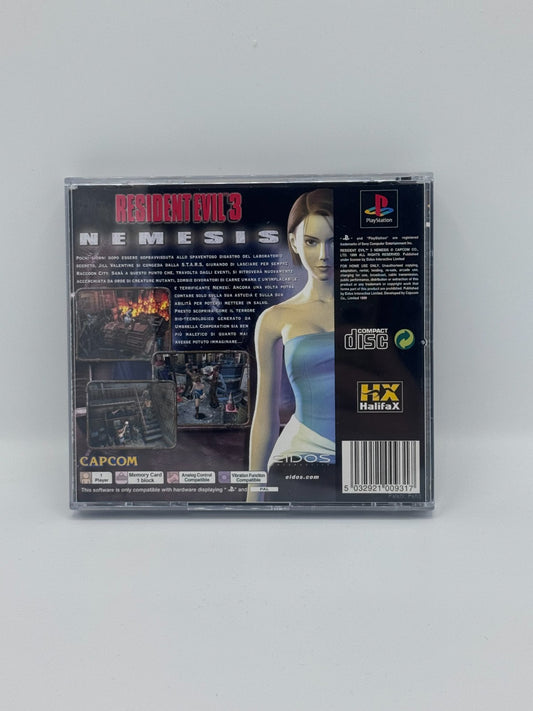 Resident Evil 3 Nemesis PS1 PlayStation PAL ITA Completo CIB Originale TESTED