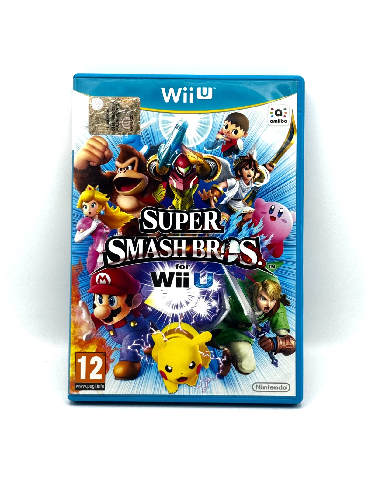 Super Smash Bros. for Wii U PAL ITA Completo CIB Manuale Nintendo Wii U