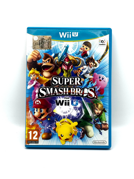 Super Smash Bros. for Wii U PAL ITA Completo CIB Manuale Nintendo Wii U