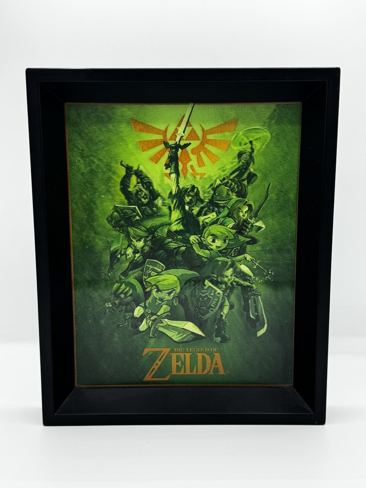 Quadro The Legend of Zelda con Cornice Nera - Stampa da Collezione Nintendo