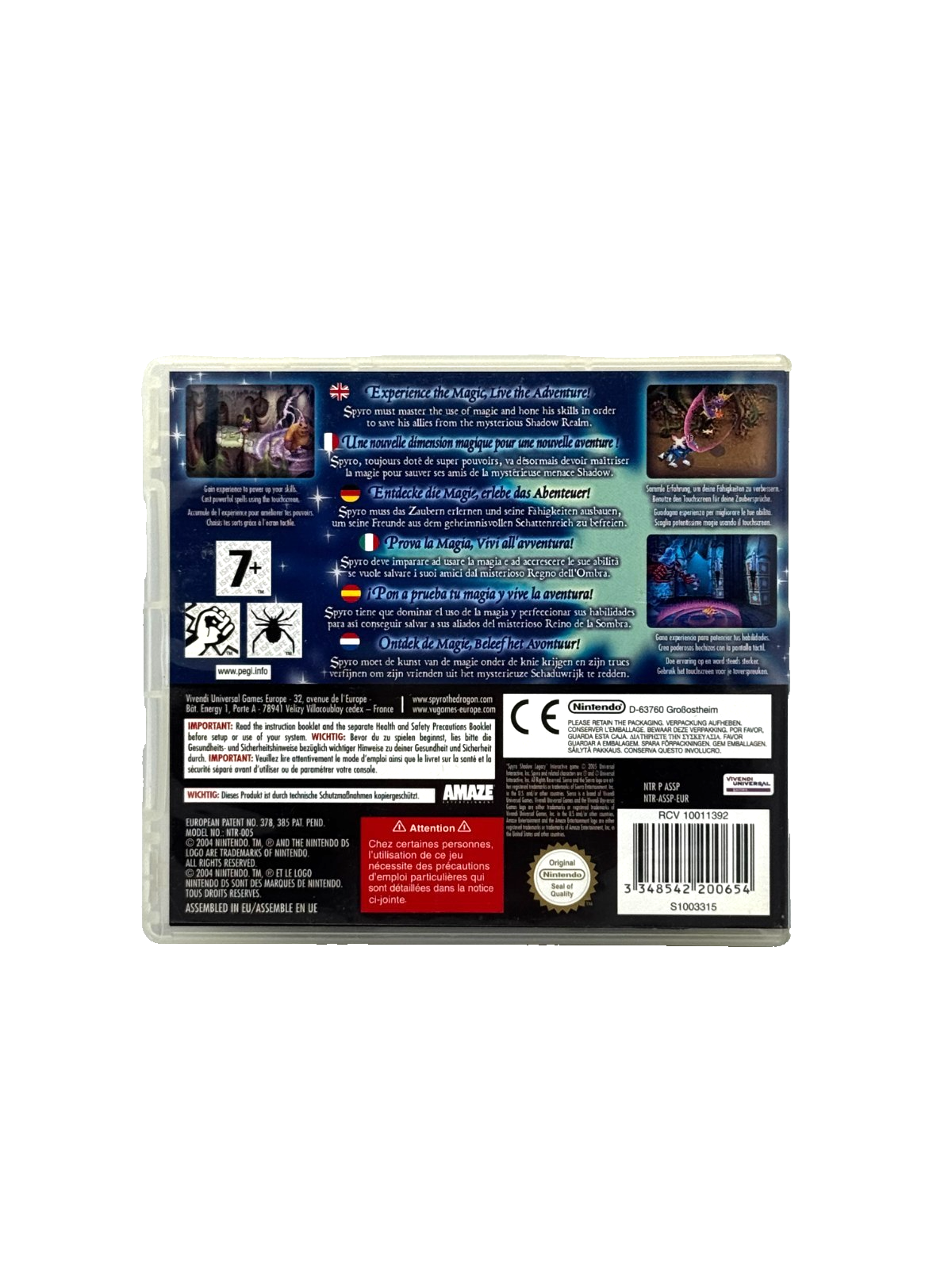 Spyro: Shadow Legacy – Nintendo DS PAL EUR – Completo con Manuale