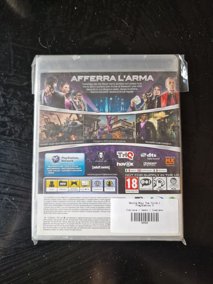 Saints Row The Third Armageddon PS3 Pal Ita Usato Completo