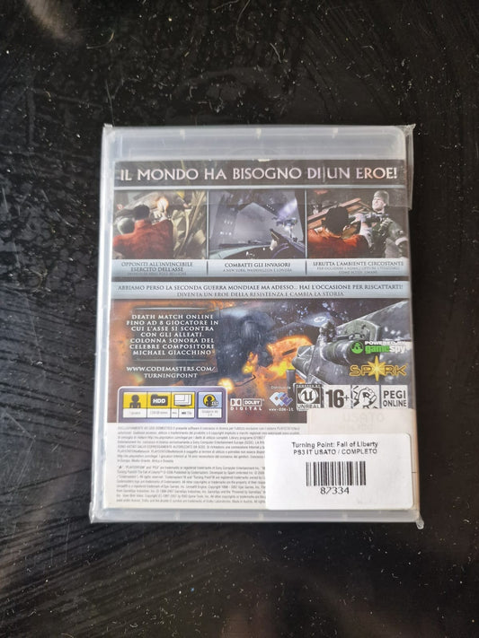 Turning Point: Fall of Liberty PS3 Pal Ita Usato Completo