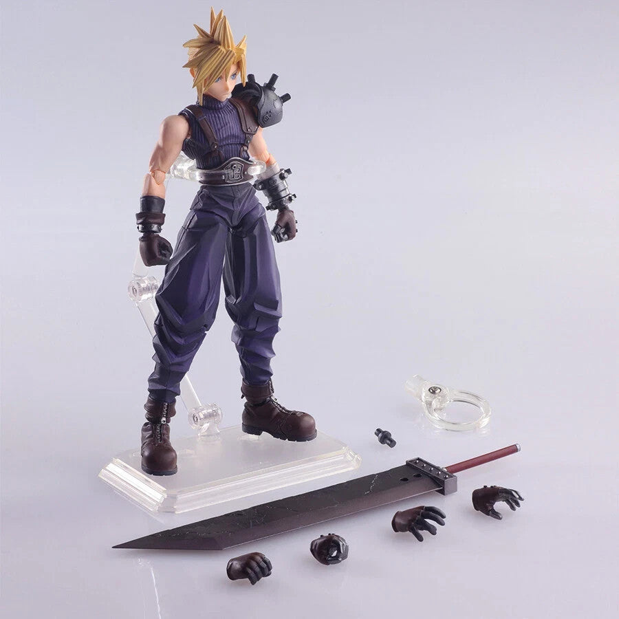 Final Fantasy VII Cloud Strife Bring Arts Square Enix Action Figure NEW SEALED