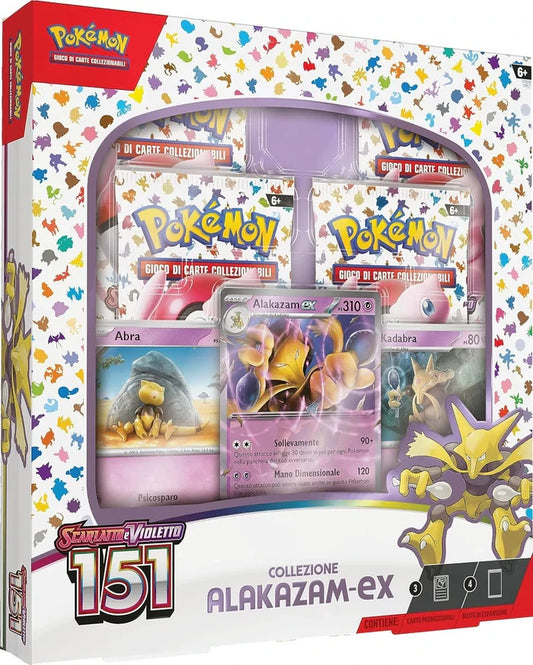 Pokemon Scarlatto e Violetto 151 Collezione Alakazam EX NEW SEALED ITA