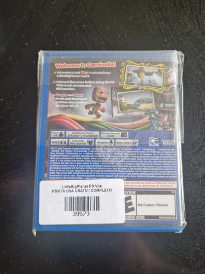Little Big Planet PS Vita NTSC-U USA Used Complete