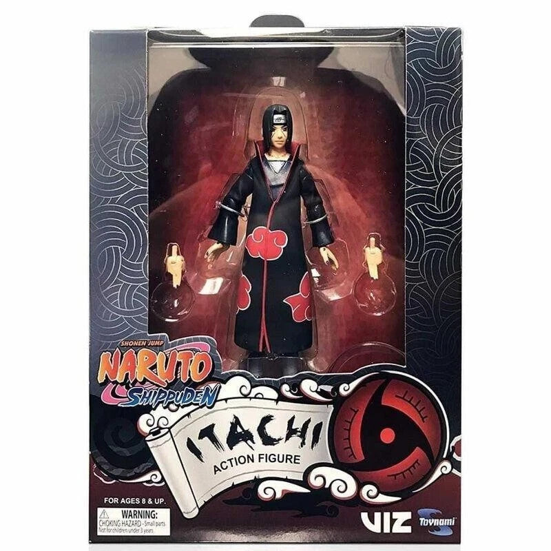 Itachi Uchiha Naruto Shippuden Action Figure 10cm Toynami Series 1 New Sealed