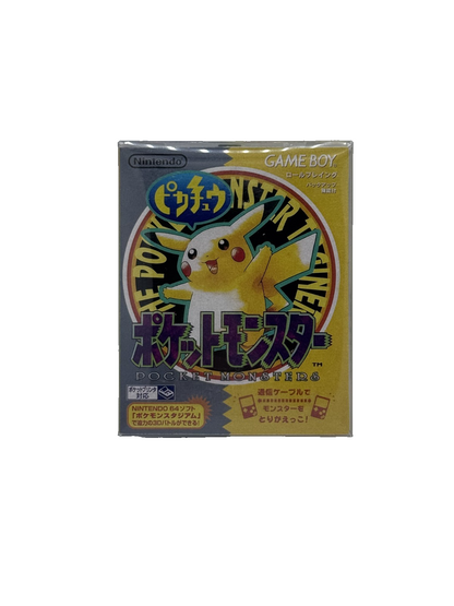 Pokémon Giallo Pikachu Game Boy Giapponese JAP Originale con Rep. Box