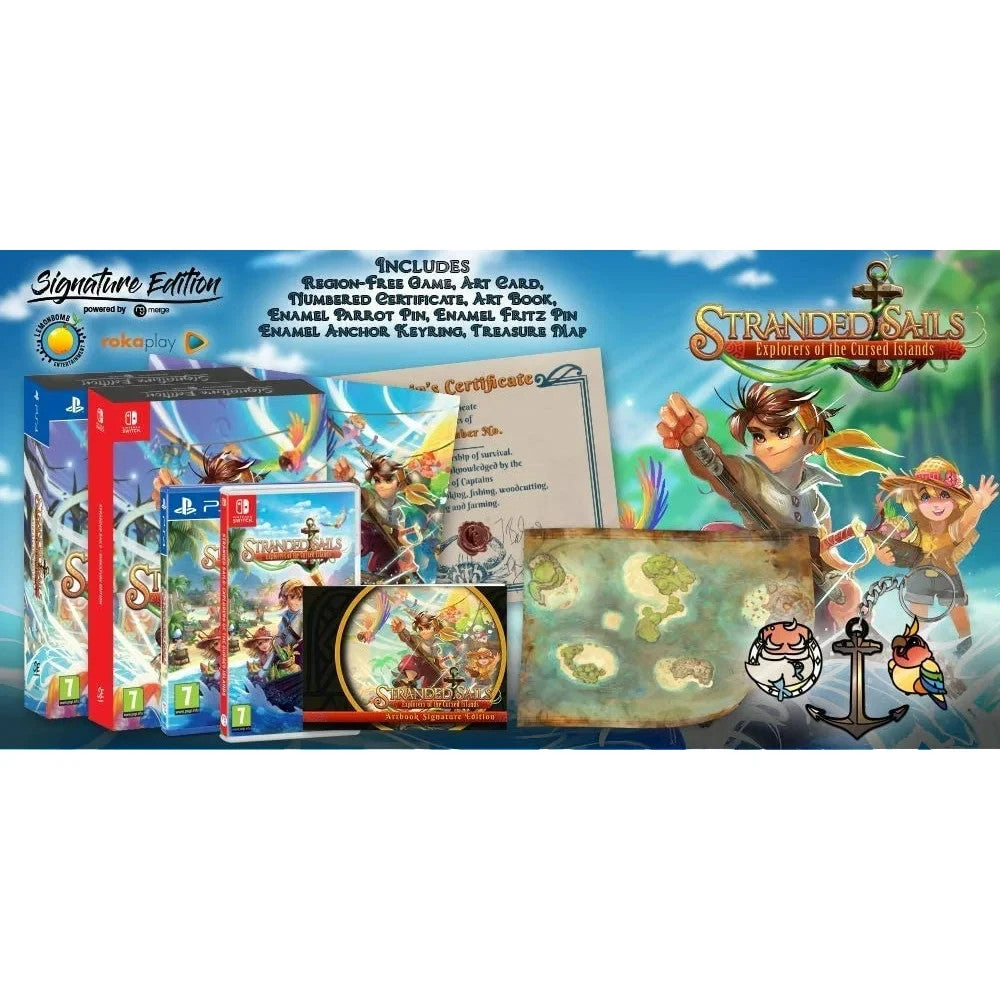 Stranded Sails: Explorers of the Cursed Islands Signature Edition Switch New