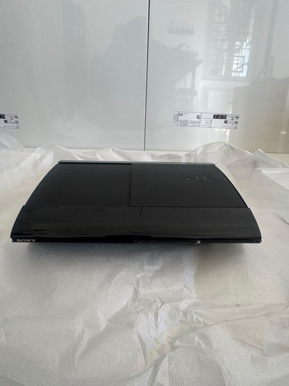 PlayStation 3 PS3 Boxed 500GB Super Slim Gran Turismo 6 + The Last Of US No Game