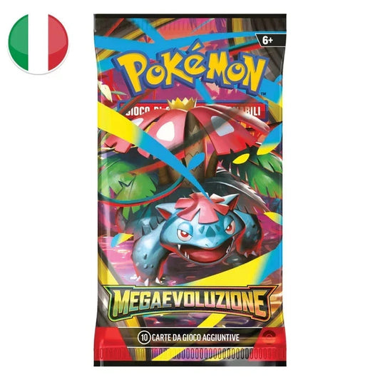 Carte Pokemon Bustina set Megaevoluzione (ITA) - Artwork Casuale - SEALED