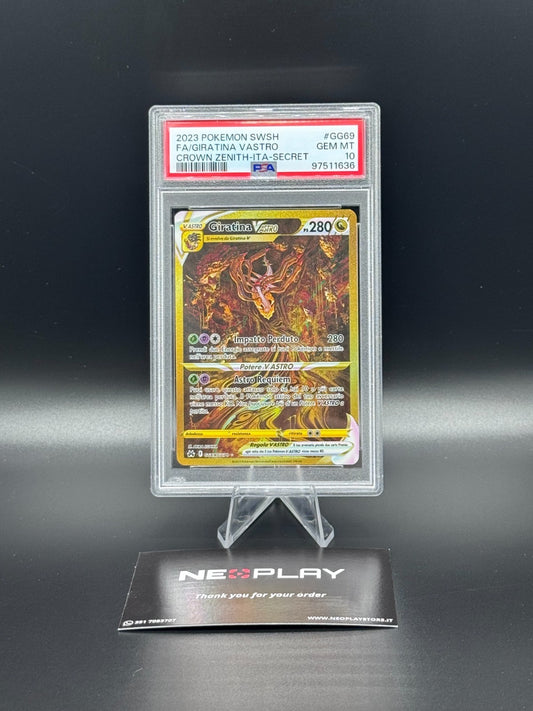 POKEMON - GIRATINA - ZENIT REGALE GG69 /GG70 ITA ALTERNATIVE ART - PSA 10