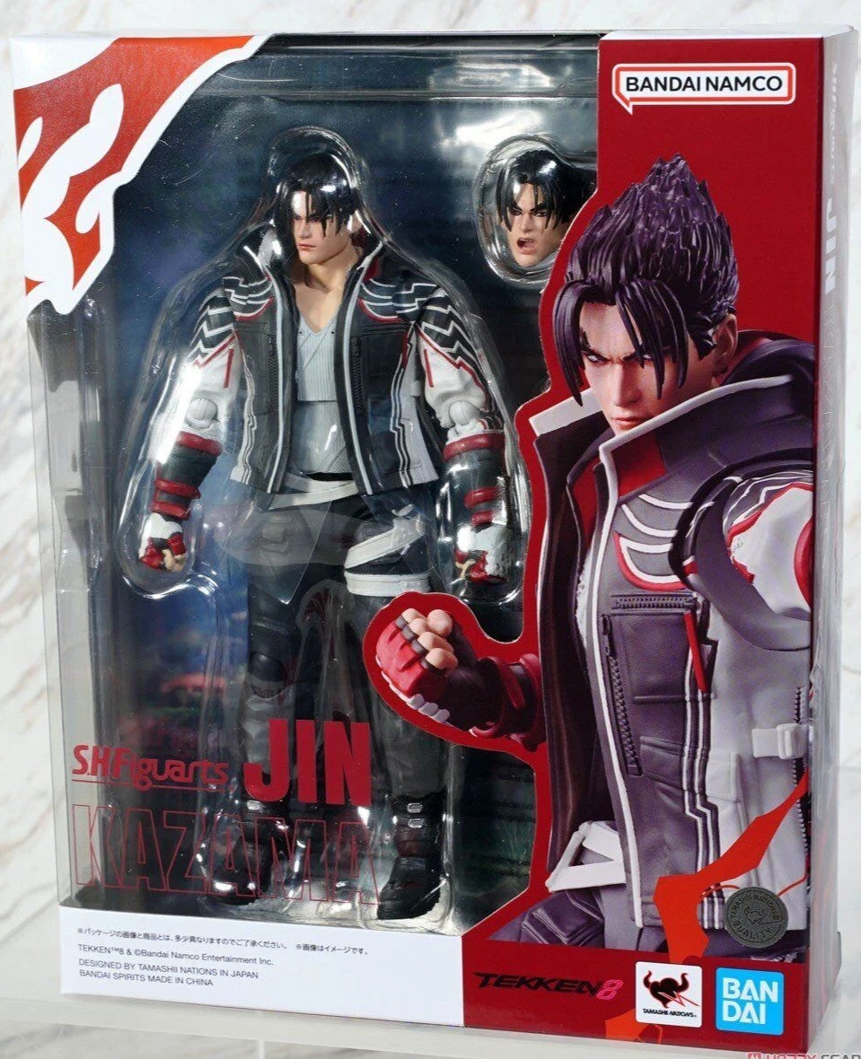 Tekken 8 Jin Kazama SH Figuarts Bandai Tamashii Nations Figure NEW SEALED