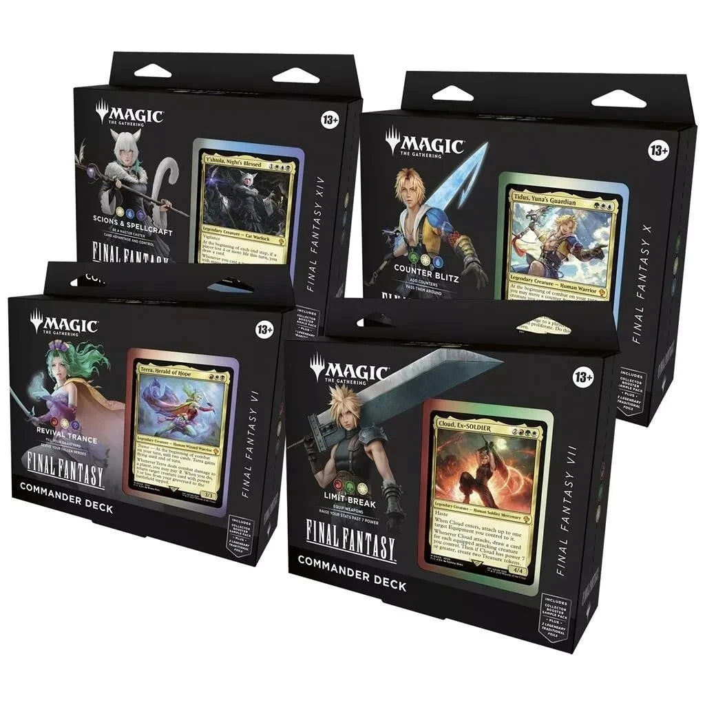 Carte Magic TCG: Set 4 Mazzi Commander Deck FINAL FANTASY (ITA) - CASE SEALED
