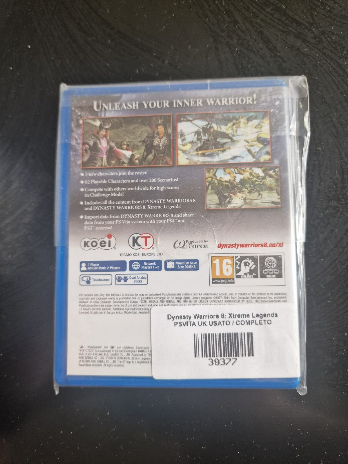 Dynasty Warriors 8: Xtreme Legends - Complete Edition PS Vita Pal UK Used