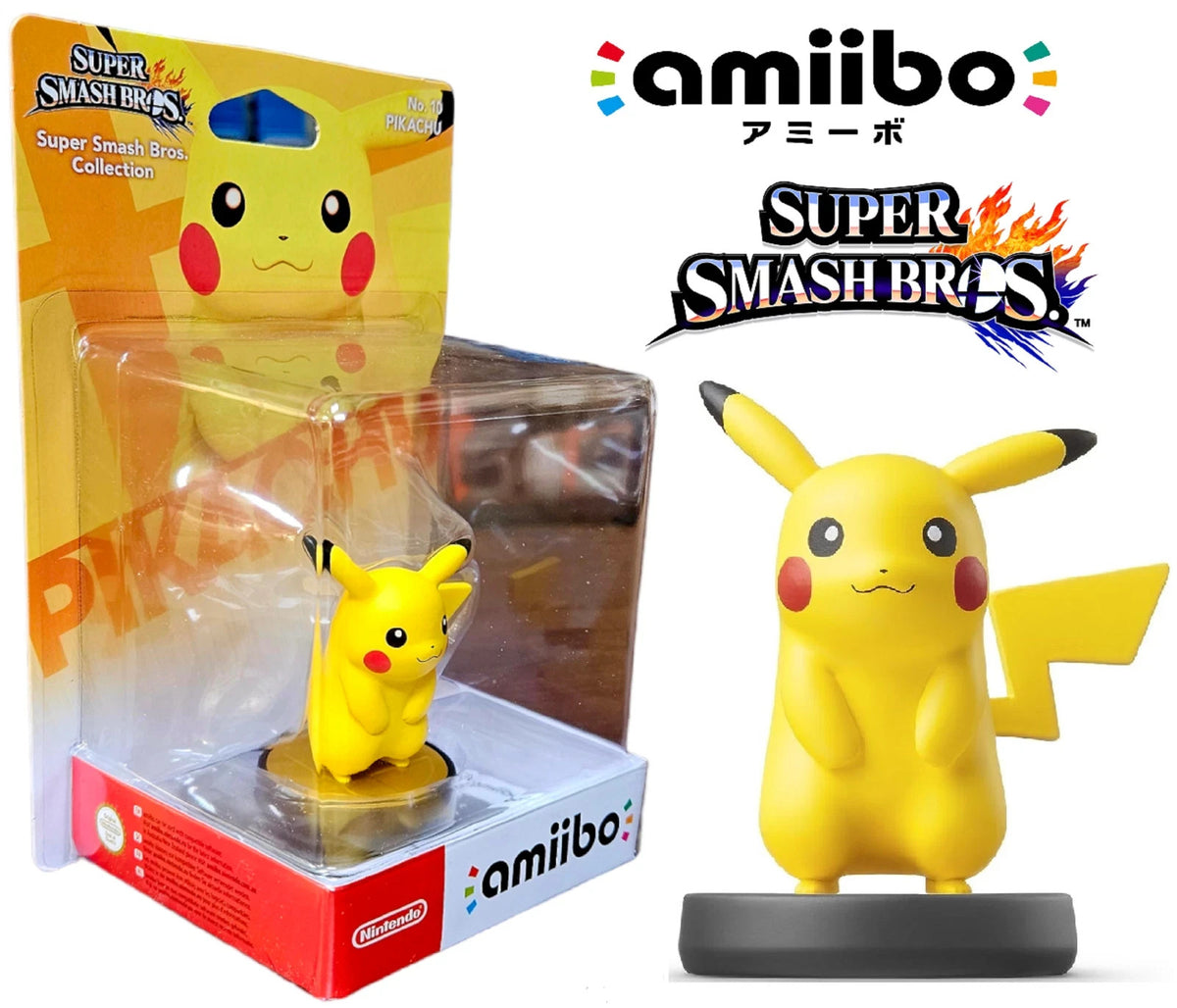 Nintendo Amiibo Pikachu No.10 – Super Smash Bros Series – New / Collectible Rare