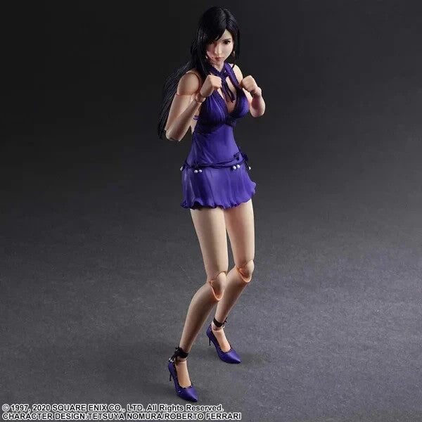 Final Fantasy VII Remake Tifa Lockhart Dress Ver Play Arts Kai Figure NEW SEALED