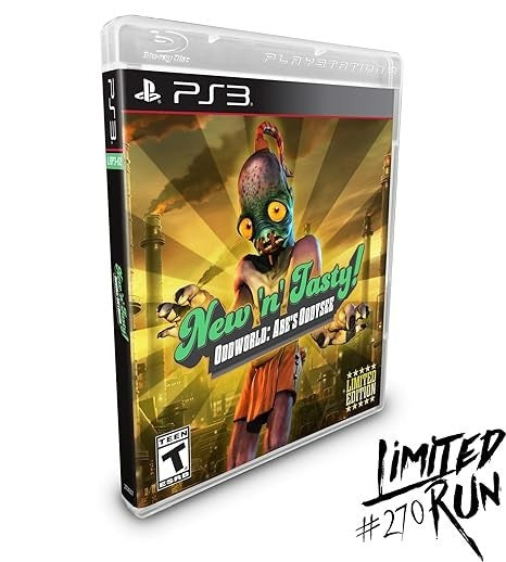 Oddworld New n Tasty Collector's Edition PS3 Limited Run #270 Nuovo Sigillato