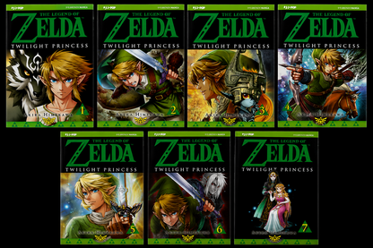 The Legend of Zelda Twilight Princess Vol. 1-7 Manga J-POP Akira Himekawa Lotto