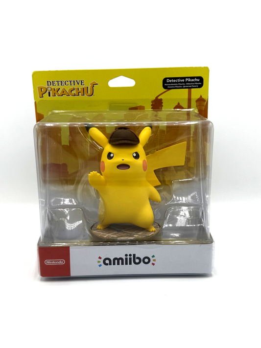 Amiibo Detective Pikachu Nintendo Switch / 3DS - Originale Ufficiale - Completo