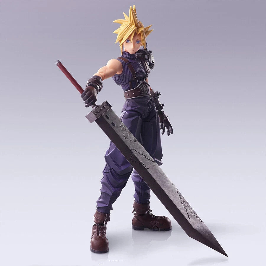 Final Fantasy VII Cloud Strife Bring Arts Square Enix Action Figure NEW SEALED