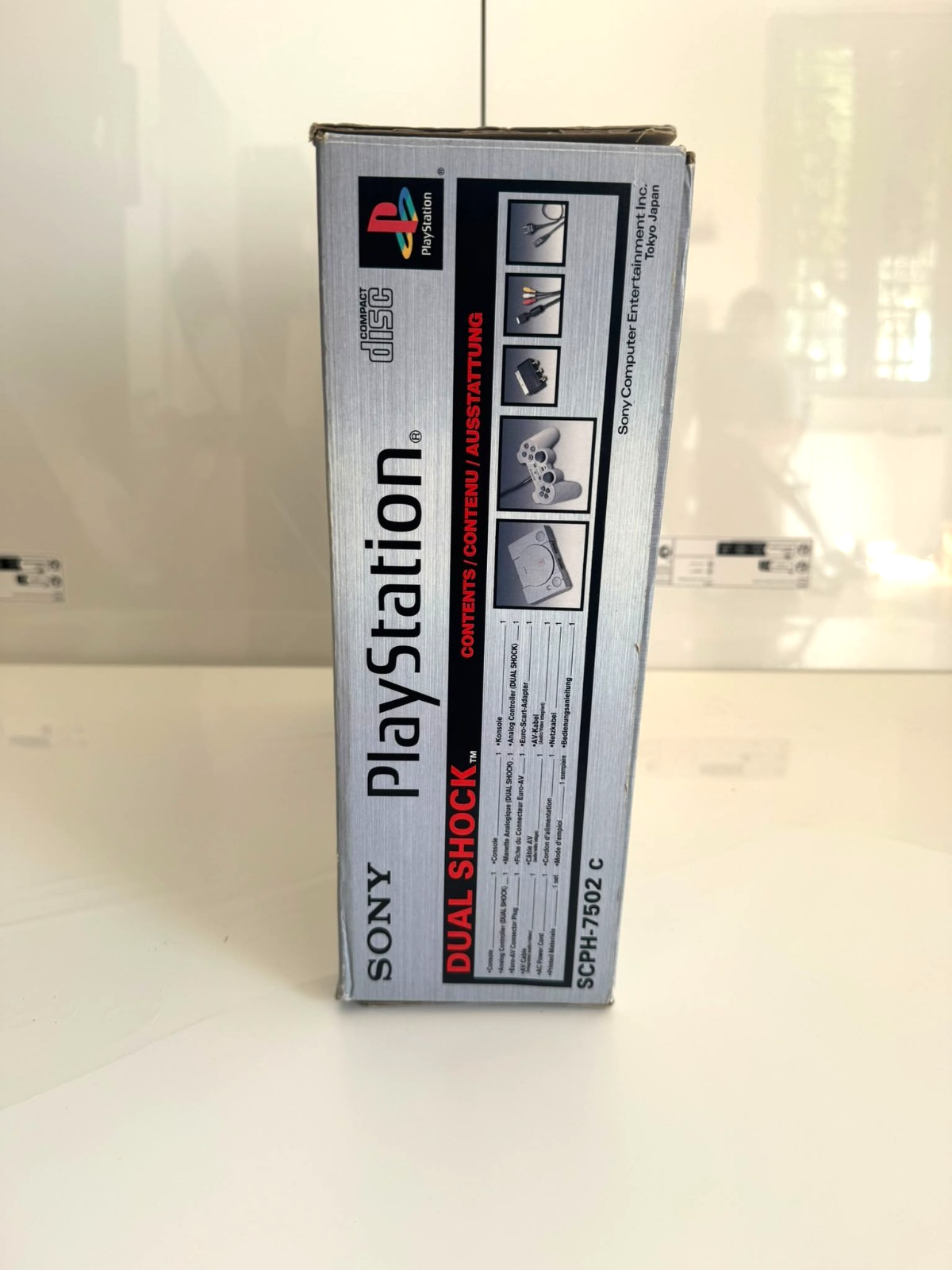 CONSOLE SONY PLAYSTATION 1 PS1 SCPH-7502 C - COMPLETA - MANUALI SIGILLATI NUOVI