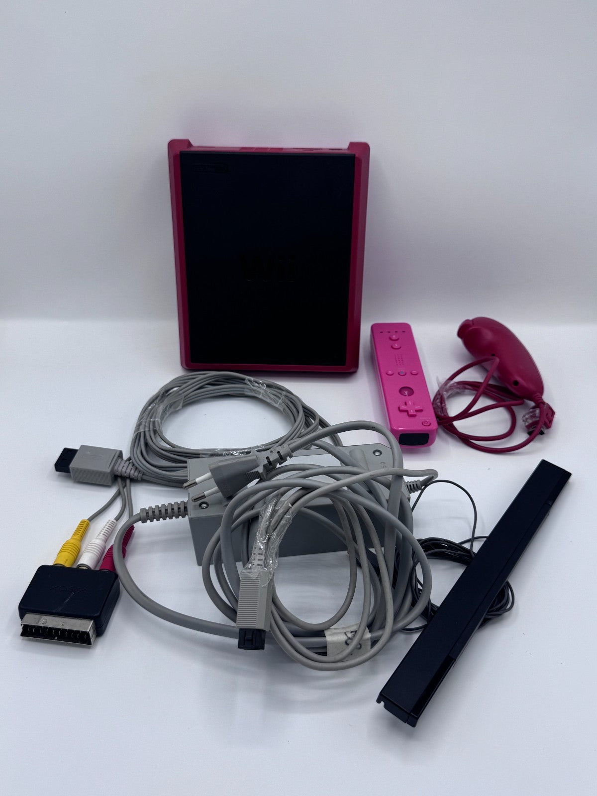 Nintendo Wii Mini Rossa Console Completa Box Originale Wii Remote Motion PAL