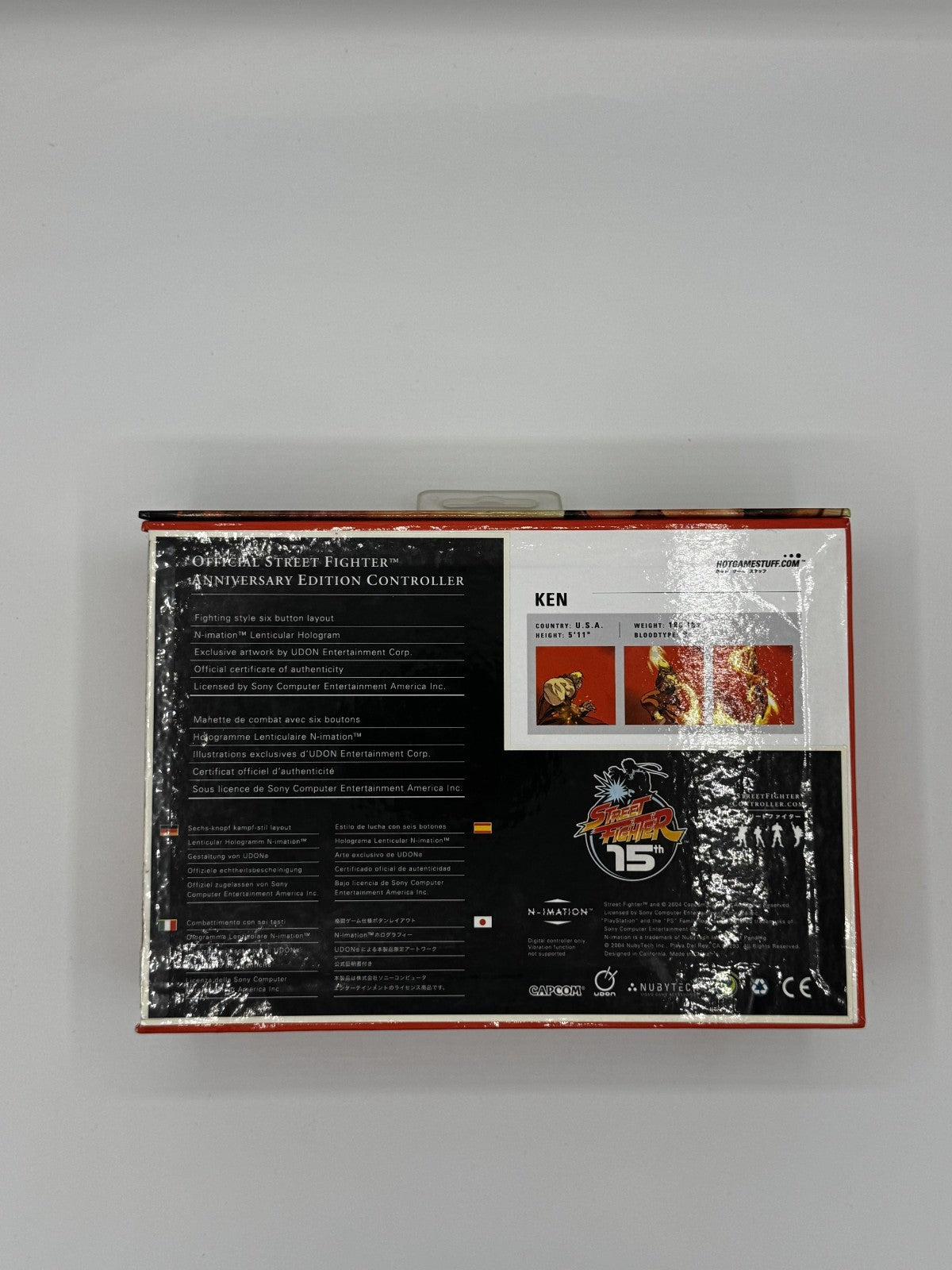 Street Fighter 15th Anniversary Edition Controller Ken PS2 - Nuovo Sigillato